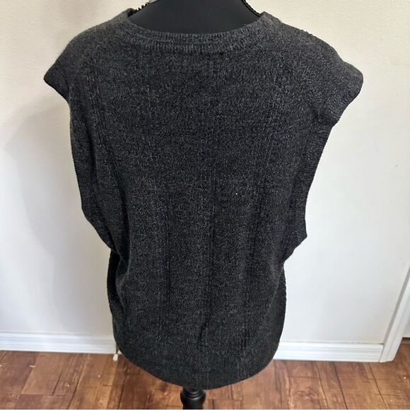 Dockers NWOT Gray Knit Sweater Vest - Picture 5 of 6
